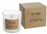 Aura Premium Doftljus Cut roses Wood