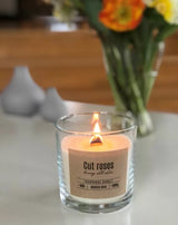 Aura Premium Doftljus Cut roses Wood