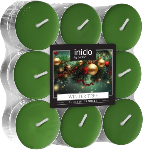 Inicio Doftvärmeljus Winter Tree 18-pack – Vintrigt Träd