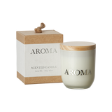 AROMA Doftljus M Coconut & lime, Brun/vit