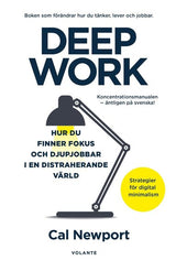 Deep Work : hur du finner fokus och djupjobbar i en distraherande värld - strategier för kontroll, mindre stress och digital minimalism